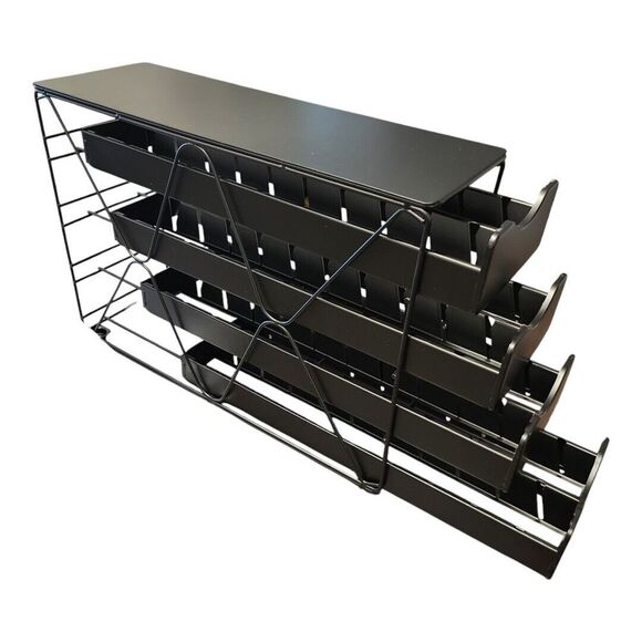 New FlagShip for Nespresso Pod Holder Drawer Large Mullti Tier Coffee Black‎ - Picture 1 of 11